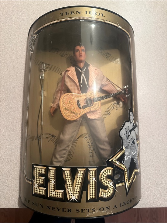 Hasbro Other - Hasbro Elvis Teen Idol Doll Box - Black & Gold Accents